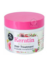 علاج الشعر بزيت الأرغان والكيراتين من ZK 💆♀️✨